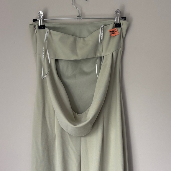 Katie May Strapless Sage Color with open back size xxs - Picture 8 of 11